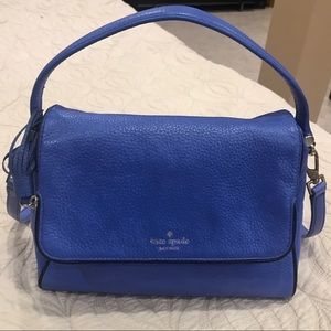 Stunning blue KS leather bag with great storage.
